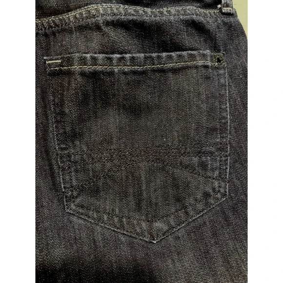 Express Rocco Mens Jeans 32x30 Dark Wash Slim Fit Boot Cut - Picture 7 of 8